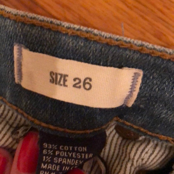 Madewell cropped denim jeans, size 26 - Picture 5 of 8